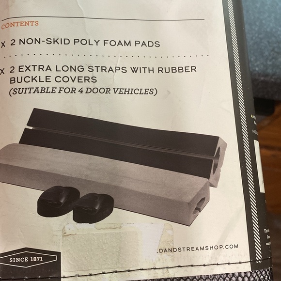 Field & Stream SUP Paddle Board Car Carrier Kit Rack Foam Block Roof or Crossbar - Picture 6 of 6